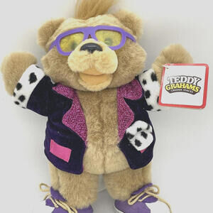 Teddy Grahams‎ Bear Plush 10" NABISCO APPLAUSE Cookies Vintage 1990